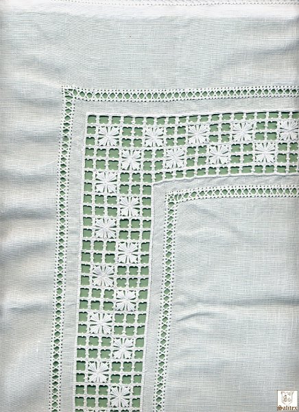 Bed Drawn Thread 430 Corner Pillow Case